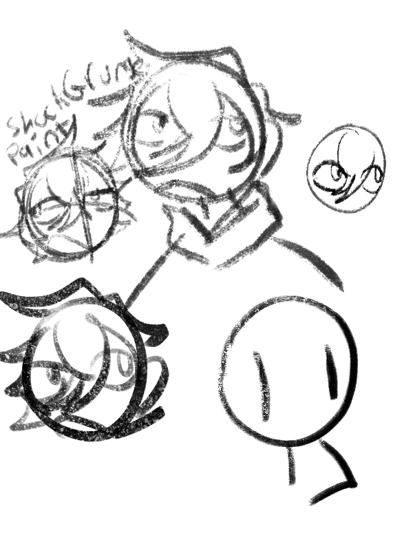 Brush test doodles